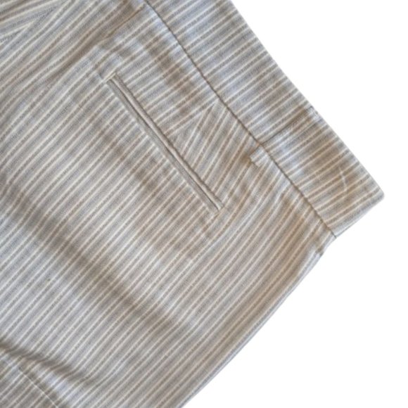 BCBG Blue White Striped Shorts Size 12 - Picture 3 of 4